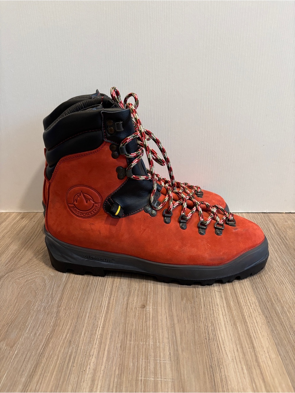 La Sportiva Walking On The Moon EU 45 11.5 Red Mountaineer Hiking Boots Italy